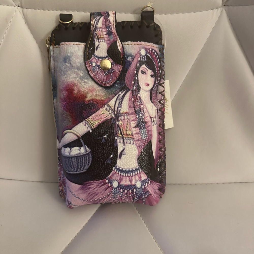 Cell Phone Bag crossbody with Chain Shoulder Strap